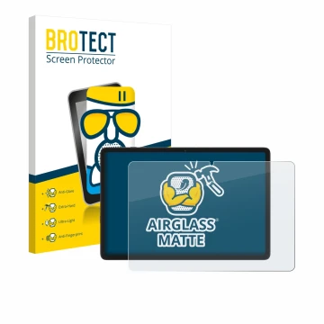 Parte frontale di una confezione del prodotto con il logo del marchio BROTECT. Accanto è raffigurato il dispositivo Tabwee T20