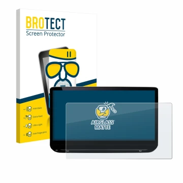 Parte frontale di una confezione del prodotto con il logo del marchio BROTECT. Accanto è raffigurato il dispositivo Skoda Octa