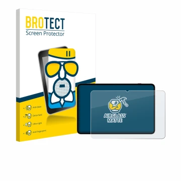 Parte frontale di una confezione del prodotto con il logo del marchio BROTECT. Accanto è raffigurato il dispositivo Redmagic A