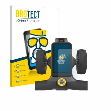 Parte frontale di una confezione del prodotto con il logo del marchio BROTECT. Accanto è raffigurato il dispositivo PowaKaddy 