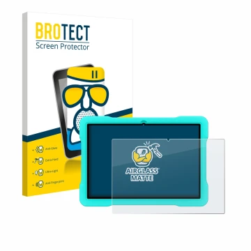 Parte frontale di una confezione del prodotto con il logo del marchio BROTECT. Accanto è raffigurato il dispositivo UJJ U8 con