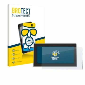 Parte frontale di una confezione del prodotto con il logo del marchio BROTECT. Accanto è raffigurato il dispositivo Volkswagen