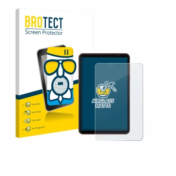 Parte frontale di una confezione del prodotto con il logo del marchio BROTECT. Accanto è raffigurato il dispositivo Blackview 