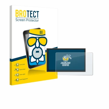 Parte frontale di una confezione del prodotto con il logo del marchio BROTECT. Accanto è raffigurato il dispositivo Leapmotor 