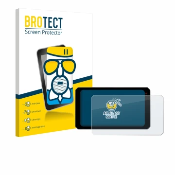 Parte frontale di una confezione del prodotto con il logo del marchio BROTECT. Accanto è raffigurato il dispositivo Chigee AIO