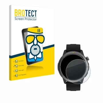 Parte frontale di una confezione del prodotto con il logo del marchio BROTECT. Accanto è raffigurato il dispositivo AGM Legion