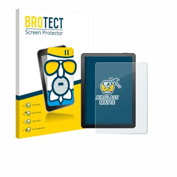 Parte frontale di una confezione del prodotto con il logo del marchio BROTECT. Accanto è raffigurato il dispositivo Bigme B6 C