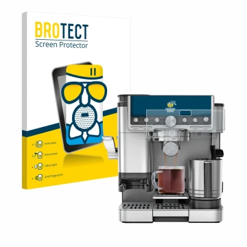 Parte frontale di una confezione del prodotto con il logo del marchio BROTECT. Accanto è raffigurato il dispositivo Ninja Luxe