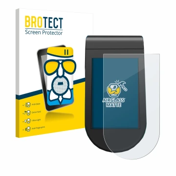 Parte frontale di una confezione del prodotto con il logo del marchio BROTECT. Accanto è raffigurato il dispositivo SoFlow SO4