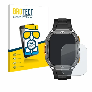 Parte frontale di una confezione del prodotto con il logo del marchio BROTECT. Accanto è raffigurato il dispositivo Stahlgear 