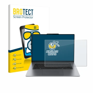 Parte frontale di una confezione del prodotto con il logo del marchio BROTECT. Accanto è raffigurato il dispositivo Lenovo Thi