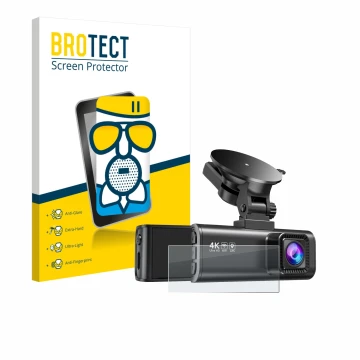 Parte frontale di una confezione del prodotto con il logo del marchio BROTECT. Accanto è raffigurato il dispositivo Redtiger F