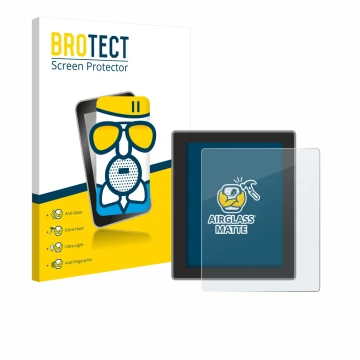 Parte frontale di una confezione del prodotto con il logo del marchio BROTECT. Accanto è raffigurato il dispositivo Peterson S