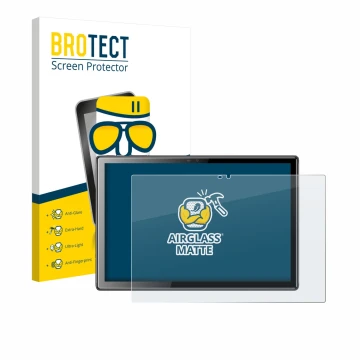 Parte frontale di una confezione del prodotto con il logo del marchio BROTECT. Accanto è raffigurato il dispositivo Tibuta A10