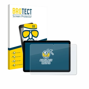 Parte frontale di una confezione del prodotto con il logo del marchio BROTECT. Accanto è raffigurato il dispositivo Tabwee T80