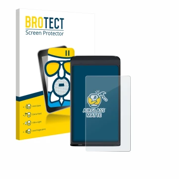 Parte frontale di una confezione del prodotto con il logo del marchio BROTECT. Accanto è raffigurato il dispositivo Vasco Tran