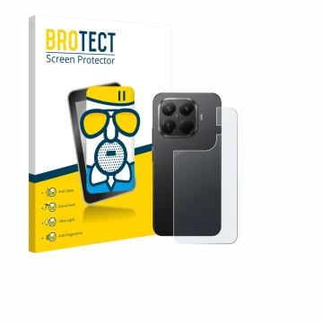 Parte frontale di una confezione del prodotto con il logo del marchio BROTECT. Accanto è raffigurato il dispositivo Xiaomi 15T