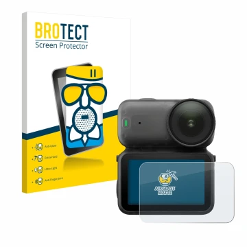 Parte frontale di una confezione del prodotto con il logo del marchio BROTECT. Accanto è raffigurato il dispositivo DJI Osmo N