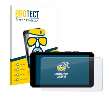 Parte frontale di una confezione del prodotto con il logo del marchio BROTECT. Accanto è raffigurato il dispositivo Chigee AIO