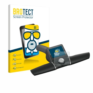 Parte frontale di una confezione del prodotto con il logo del marchio BROTECT. Accanto è raffigurato il dispositivo Motocaddy 