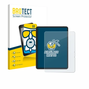 Parte frontale di una confezione del prodotto con il logo del marchio BROTECT. Accanto è raffigurato il dispositivo Blackview 