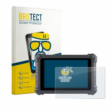 Parte frontale di una confezione del prodotto con il logo del marchio BROTECT. Accanto è raffigurato il dispositivo Autel Maxi