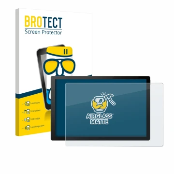 Parte frontale di una confezione del prodotto con il logo del marchio BROTECT. Accanto è raffigurato il dispositivo EcoFlow Po