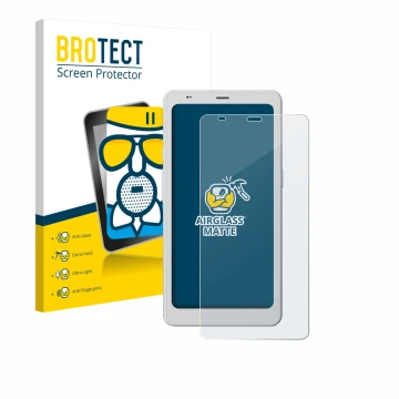 Parte frontale di una confezione del prodotto con il logo del marchio BROTECT. Accanto è raffigurato il dispositivo Boox Palma