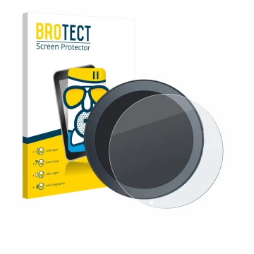 Parte frontale di una confezione del prodotto con il logo del marchio BROTECT. Accanto è raffigurato il dispositivo QJ Motor S