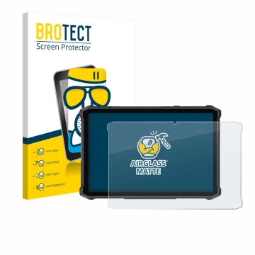 Parte frontale di una confezione del prodotto con il logo del marchio BROTECT. Accanto è raffigurato il dispositivo Ulefone Ar