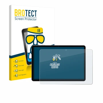 Parte frontale di una confezione del prodotto con il logo del marchio BROTECT. Accanto è raffigurato il dispositivo Pritom M10