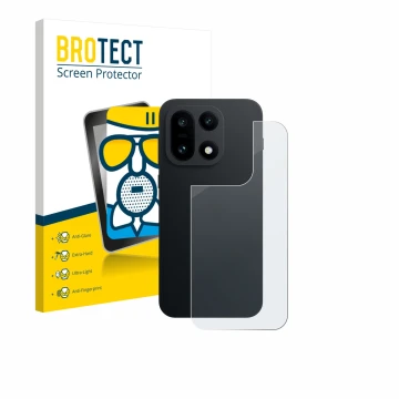 Parte frontale di una confezione del prodotto con il logo del marchio BROTECT. Accanto è raffigurato il dispositivo OnePlus 15