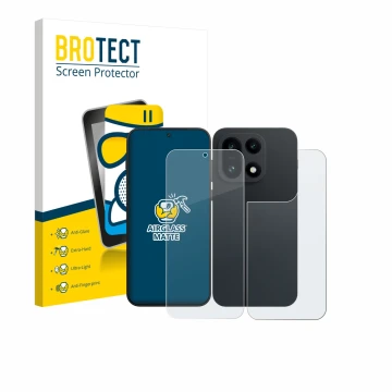 Parte frontale di una confezione del prodotto con il logo del marchio BROTECT. Accanto è raffigurato il dispositivo OnePlus 15