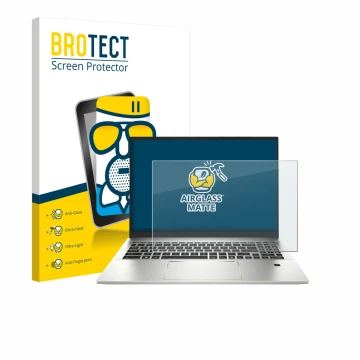 Parte frontale di una confezione del prodotto con il logo del marchio BROTECT. Accanto è raffigurato il dispositivo MSI Presti