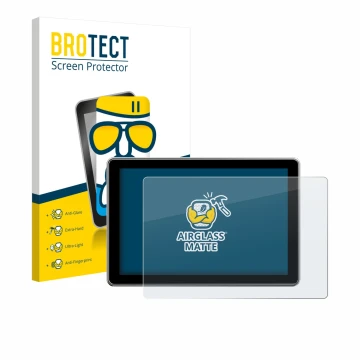 Parte frontale di una confezione del prodotto con il logo del marchio BROTECT. Accanto è raffigurato il dispositivo Rollei Vil
