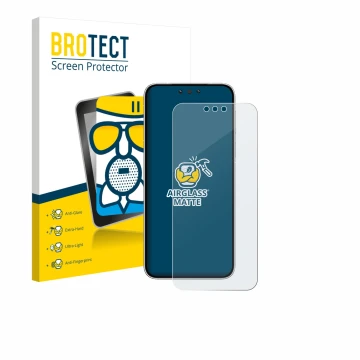 Parte frontale di una confezione del prodotto con il logo del marchio BROTECT. Accanto è raffigurato il dispositivo Huawei Mat