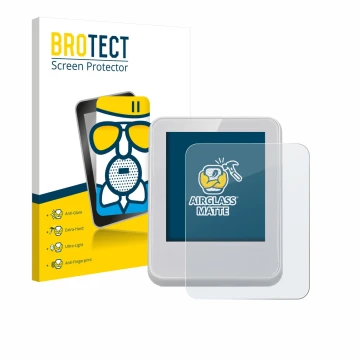 Parte frontale di una confezione del prodotto con il logo del marchio BROTECT. Accanto è raffigurato il dispositivo Bresser Cl