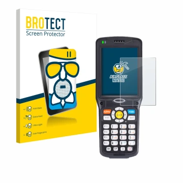 Parte frontale di una confezione del prodotto con il logo del marchio BROTECT. Accanto è raffigurato il dispositivo Unitech HT