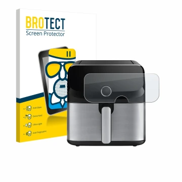 Parte frontale di una confezione del prodotto con il logo del marchio BROTECT. Accanto è raffigurato il dispositivo Tefal Easy