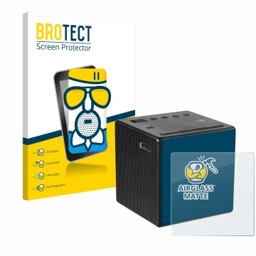 Parte frontale di una confezione del prodotto con il logo del marchio BROTECT. Accanto è raffigurato il dispositivo Sony ICF-C