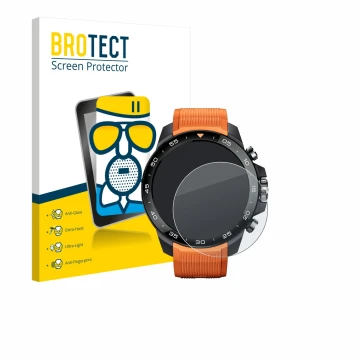 Parte frontale di una confezione del prodotto con il logo del marchio BROTECT. Accanto è raffigurato il dispositivo Xiaomi Mib