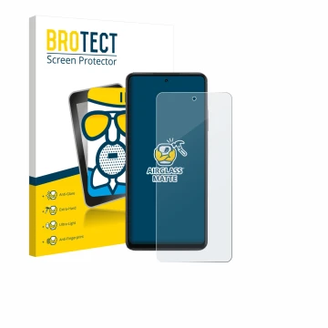 Parte frontale di una confezione del prodotto con il logo del marchio BROTECT. Accanto è raffigurato il dispositivo Oppo K13x 