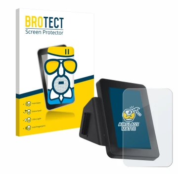 Parte frontale di una confezione del prodotto con il logo del marchio BROTECT. Accanto è raffigurato il dispositivo Anycubic K