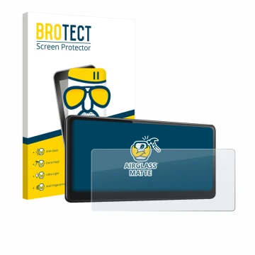 Parte frontale di una confezione del prodotto con il logo del marchio BROTECT. Accanto è raffigurato il dispositivo CarpodGo T