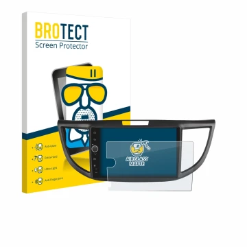 Parte frontale di una confezione del prodotto con il logo del marchio BROTECT. Accanto è raffigurato il dispositivo Joying Car