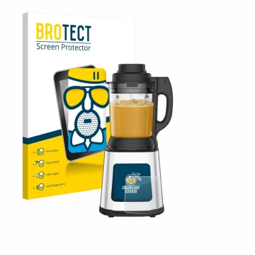 Parte frontale di una confezione del prodotto con il logo del marchio BROTECT. Accanto è raffigurato il dispositivo Moulinex L