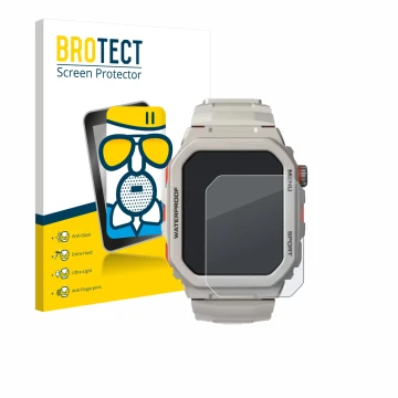 Parte frontale di una confezione del prodotto con il logo del marchio BROTECT. Accanto è raffigurato il dispositivo Rogbid Tan