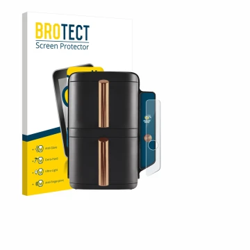 Parte frontale di una confezione del prodotto con il logo del marchio BROTECT. Accanto è raffigurato il dispositivo Ninja Doub