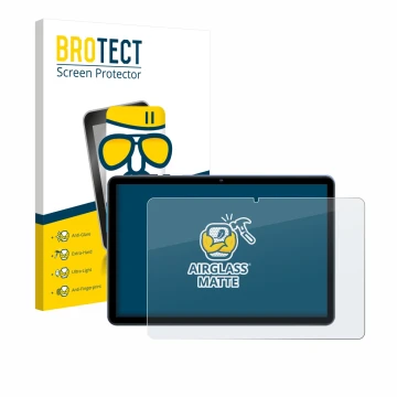 Parte frontale di una confezione del prodotto con il logo del marchio BROTECT. Accanto è raffigurato il dispositivo WOREGOO M2