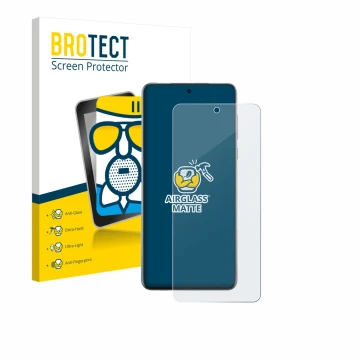 Parte frontale di una confezione del prodotto con il logo del marchio BROTECT. Accanto è raffigurato il dispositivo Oppo Find 